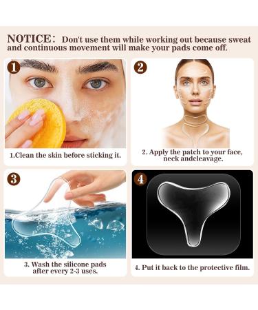 Forehead Wrinkle Patches 11Pc Silicone Frown Facial Patches Reusable Forehead Wrinkles Treatment Silicone Face Patches Smooth Eye Mouth Forehead Wrinkles Anti-Ageing Wrinkl Treatment for Women - Buy Online on GoSupps.com