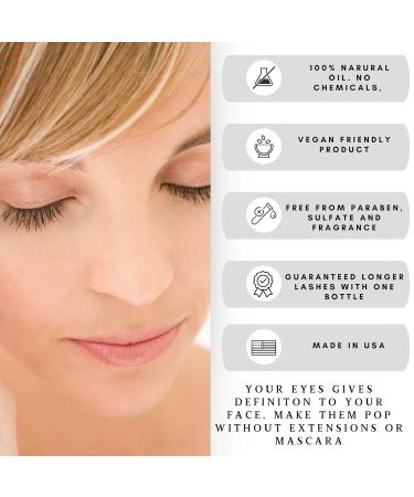 Eyebrow & Eyelash Growth Serum | Organic Castor Oil & Ginseng Extract | Fast Results | Lurelan Beauty - Buy Online on GoSupps.com