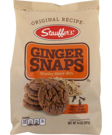 Stauffer's Original Recipe Ginger Snaps 14 oz. Bag (3 Bags) 14 Ounce (Pack of 3)