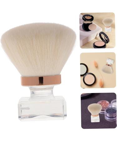 minkissy Foundation Brush Makeup Brush Powder Brush for Loose Powder Makeup Powder Brush Highlighter Brush Blush Brush Loose Powder Brush Make up Miss Tool White Plastic Manicure - Buy Online on GoSupps.com