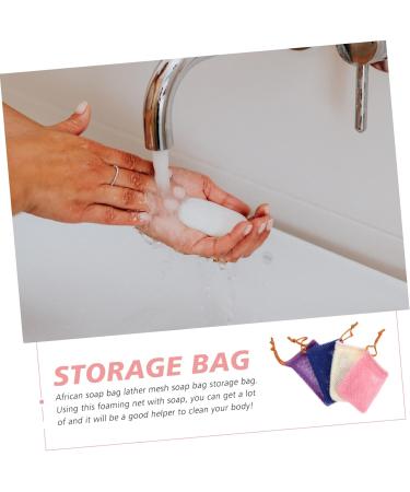Baluue 40 Pcs Soap Bag Foaming Net Bath Soap Liquid Rack Sack Refill Bags Mesh Soap Savers Soft Soap Nylon - Buy Online on GoSupps.com