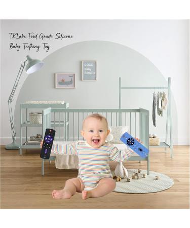 TKLake Baby Teething Toy - Remote Control Baby Teether Relief Toy for 0-6 Months Boys and Girls (Black) - Buy Online on GoSupps.com