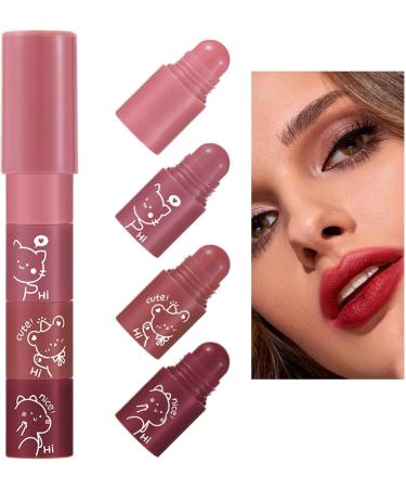 Matte lip gloss makeup lip gloss Nonsticky Lipstick Matte Lip Gloss Set for Women Long Lasting Matte Lip Glaze Waterproof Lipstick Set B B - Buy Online on GoSupps.com