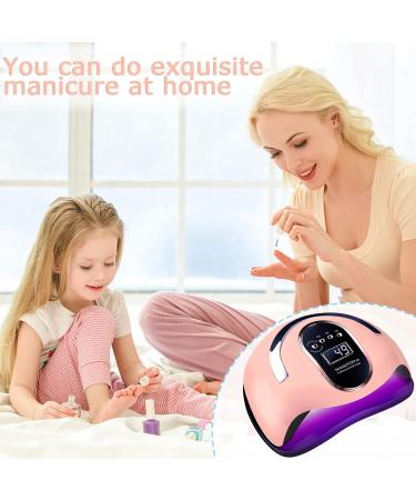 Maisitoo 168W UV LED Nail Dryer - Professional Gel Nail Lamp with Timer & LCD Display Fast Drying Removable Floor Slab - Buy Online on GoSupps.com