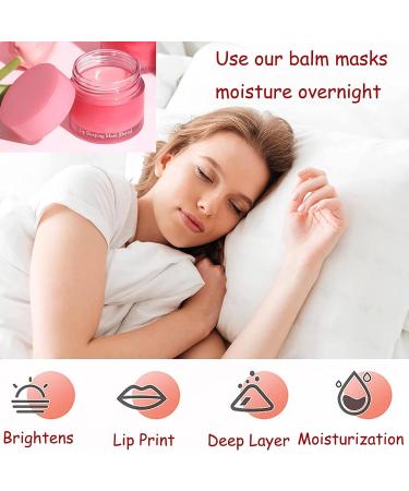 Lip Mask - Lip Sleeping Mask - Lip Sleep Mask Overnight Lip Skincare Lip Oils - Lip Moisturiser for Dry Chapped Peeling Cracked Lips Fades Lip Lines Lip Balm for Moisture Lip Care - Buy Online on GoSupps.com