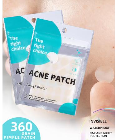 360 Pcs Hydrocolloid Pimple Patches - Invisible & Natural with Tea Tree Oil for Quick Healing of Acne & Breakouts - Buy Online on GoSupps.com