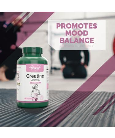 VORST Creatine Supplement for Women 180 Vegan Capsules | Monohydrate Micronized Non Irradiated | Pills for Adults of All Ages | 1 Bottle 180 count (Pack of 1) - Buy Online on GoSupps.com