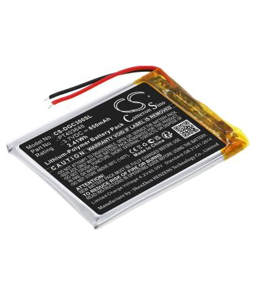 Replacement Battery PT403648 for AH-GC30 3.7V/650mAh