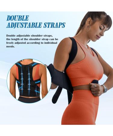 Back Brace Posture Corrector for Men & Women - Adjustable Full Back Support for Scoliosis Relief Hunchback Correction & Pain Relief - Large Size - Buy Online on GoSupps.com