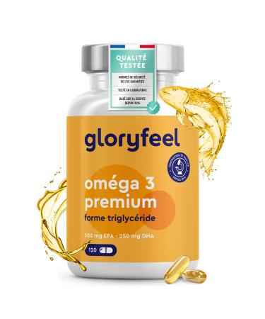 Omega 3 Wild Fish Oil, 500mg EPA and 250mg DHA, Omega 3 Essential Fatty Acids, Heart Support, Brain and Vision, 120 Capsules for 4 Months, Sustainable Peach, Odorless