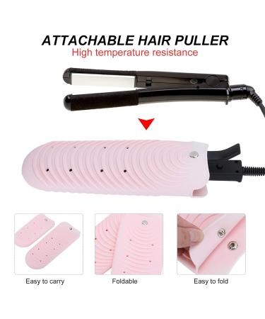 Silicone Heat Resistant Mat - 2pcs Non-Slip Pouch for Hair Straightener - Travel-Friendly Pink Hair Styling Cover - Buy Online on GoSupps.com