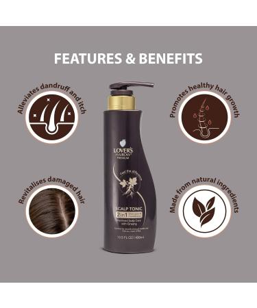 Shop Lover's Hairow Premium 2-in-1 Shampoo & Conditioner - Nourishing Hair Care (13.5 fl. oz / 400 ml) - Global Shipping Available - Buy Online on GoSupps.com