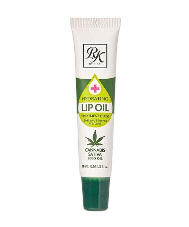 Ruby Kisses Hydrating Lip Oil Clear RLO01 with Cocoa Butter & Hemp Seed - Moisturizing Lip Treatment - Buy Online on GoSupps.com