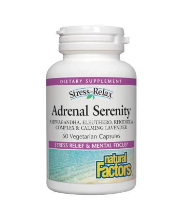 Natural Factors Stress-Relax Serenity Formula with Sensoril 60 Vegetarian Capsules