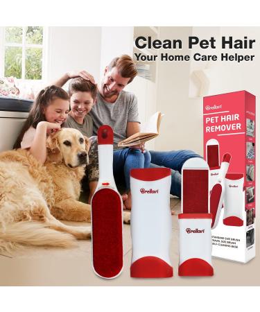 Pet Hair Remover Brush - Standard and Travel Size Lint Removers for Carpet, Car Seat, Couch, Clothing, Bedding - Removes Cat and Dog Hair Easily - Buy Online on GoSupps.com