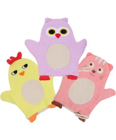FOMIYES 9-Piece Bath Gloves Set for Exfoliating and Cleansing - Toddler Shower Glove - Soft Cotton Body Wash - Assorted Colors - Buy Online on GoSupps.com