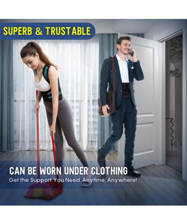 Suptrust Posture Corrector for Women and Men - Back Support Belt, Upper Back Brace, Scoliosis and Hunchback Corrector (Medium Size) - Buy Online on GoSupps.com
