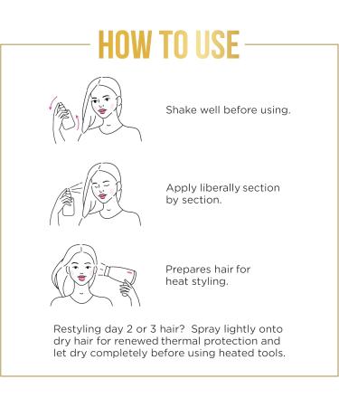 PANTENE Pro-V Heat Primer Thermal Heat Protectant Spray 215 mL - Buy Online on GoSupps.com