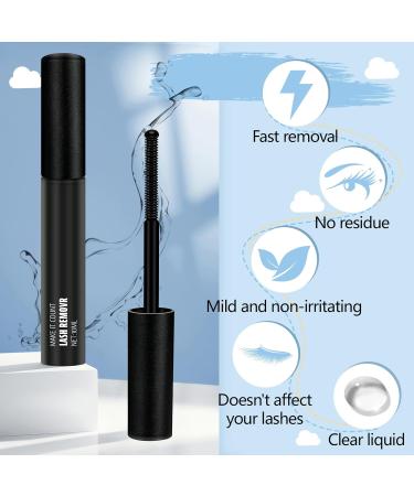 KevKev Lash Remover 10ml - Effective Eyelash & Cluster Lash Adhesive Remover with Brush & Cotton Swabs for Easy Removal - Buy Online on GoSupps.com