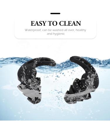 Buy Noise Canceling Earplugs - Reusable Soft Ear Plugs for Sleep Travel & Concerts | Mini Anti-Noise Ear Tips - Black - Buy Online on GoSupps.com