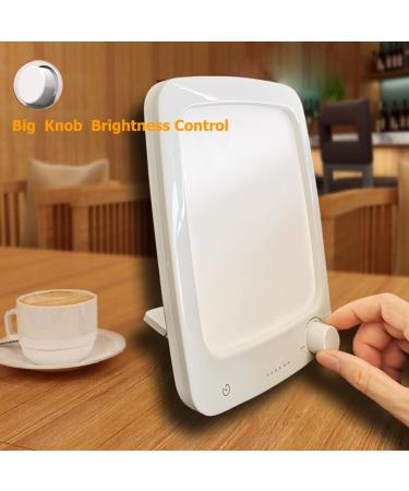 10000 Lux White Light Light Therapy Lamp Simulation of Daylight UV-Free Mood Control Lamp Timed Touch LED Sunlight Lamp - Buy Online on GoSupps.com