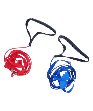 2pcs Harness Adjustable Bird Blue Leash Conure Lovely Traction Wing Training Conical with Pet for S Assorted Color