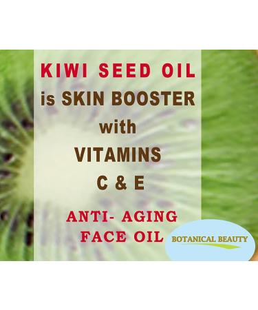 Botanical Beauty Kiwi Seed Oil - 100% Pure Natural Virgin Cold Pressed Carrier Oil for Face Skin Body Hair & Nail Care | 4 Fl. oz (120 ml - Buy Online on GoSupps.com