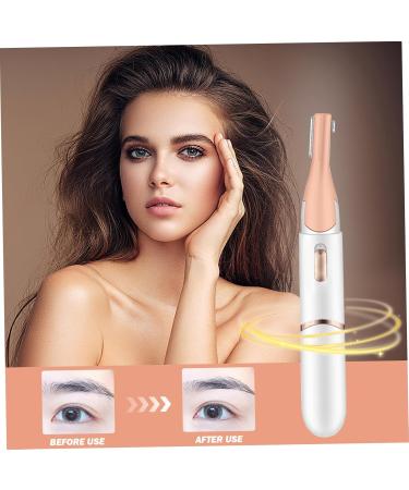 Electric Eyebrow Trimme Double Blade Eyebrow Trimmer Pivoting Head Facial Hair Remover with Grooming Comb Eyebrow Shaver Rechargeable Trimmer for Women Eyebrows Lips - Buy Online on GoSupps.com
