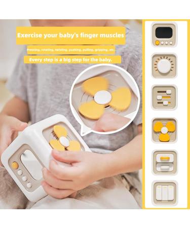 Aszaui Montessori Toys for 1-Year-Olds | 6-in-1 Fidget Toy & Learning Motor Cubes for Babies & Toddlers | Best Educational Gifts for Ages 1-4 - Buy Online on GoSupps.com