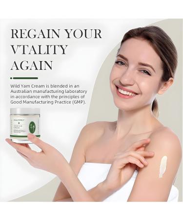 Wild Yam Cream for Hormone Balance | Organic Skin Care for Women | PMS & Menopause Relief - Buy Online on GoSupps.com