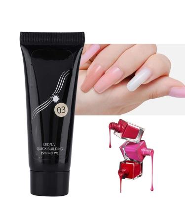 15ml Nail Extension Gel | Poly Gel Builder Kits for DIY & Salon Use | Perfect Nail Art at Home - Buy Online on GoSupps.com