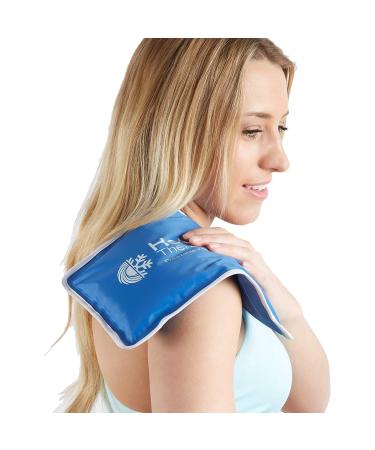 Roscoe Medical Gel Ice Pack - Reusable Cold Pack for Injuries - Shoulder, Knee, Back - 7.5 x 11 Inches - Buy Online on GoSupps.com