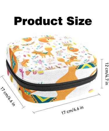 Shop Javenproeqt Women's Portable Binding Bags - Cute Fox Design for Menstrual Cups & Pads - Ideal for Teenage Girls - Buy Online on GoSupps.com
