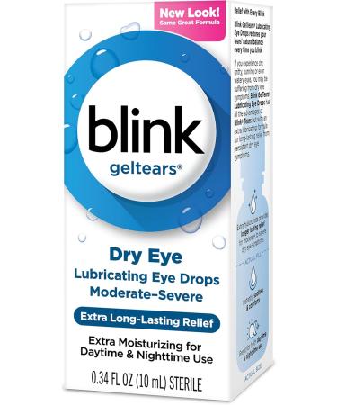Buy Blink Gel Tears Lubricating Eye Drops 10 mL (Pack of 5) - Soothes Dry Eyes - Fast Shipping Worldwide - Buy Online on GoSupps.com