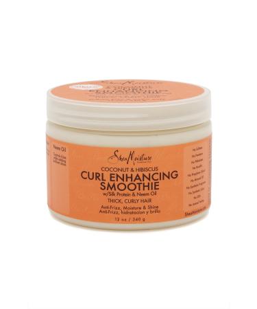 Shea Moisture Coconut Hibiscus Curl Enhancing Smoothie, multi, 12 Ounce (290223 ) 12 Ounce (Pack of 1)