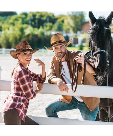 Homiton 5Pcs Handmade Ethnic Cowboy Hat Bands for Straw, Felt, Fedora, and Panama Hats - Buy Online on GoSupps.com