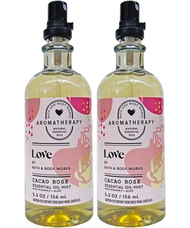 Bath & Body Works Aromatherapy Cacao Rose Stress Relief Pillow Mist 5.3 Fl Oz 2-Pack (Cacao Rose) - Buy Online on GoSupps.com