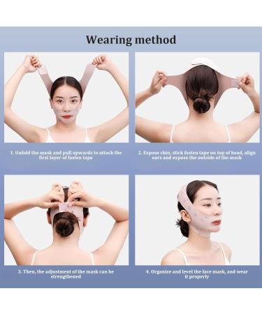 Double Chin Reducer V Line Lifting Mask Breathable Chin Strap Depuffing and Skin Tightening Chin Mask Lift Face Sculpting Sleep Mask Normal Style - Buy Online on GoSupps.com