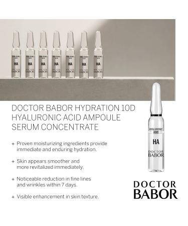 Buy DOCTOR BABOR 10D Hyaluronic Acid Ampoule Serum - 7-Day Intensive Moisture Treatment for Plumper Glowing Skin | Minimize Wrinkles & Enhance Complexion | Worldwide Shipping - Buy Online on GoSupps.com