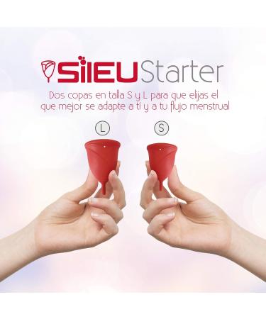 Sileu Menstrual Cup Divine | 12 Hours Leak-Proof Protection | Medical Silicone | Comfort for Sensitive Skin | Size S & L | Shop Internationally - Buy Online on GoSupps.com