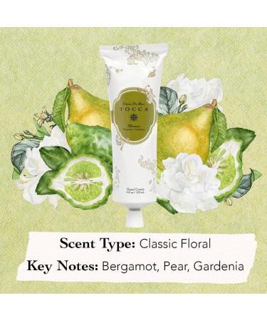 Tocca Crema de Mano Luxe Florence Hand Cream 4 oz - Bergamot, Pear, Gardenia - Moisturizing & Quick Absorbing | 4 Fl Oz - Buy Online on GoSupps.com