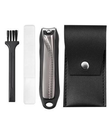 Children Nail Clipper Set Practical Precise Portable Stain Steel(Black)