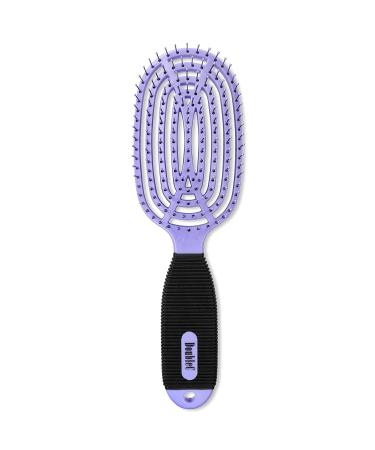 NuWay 4HAIR DoubleC Detangling Brush - Hair Dryer Safe (Violet) | U.S. Patented - Buy Online on GoSupps.com