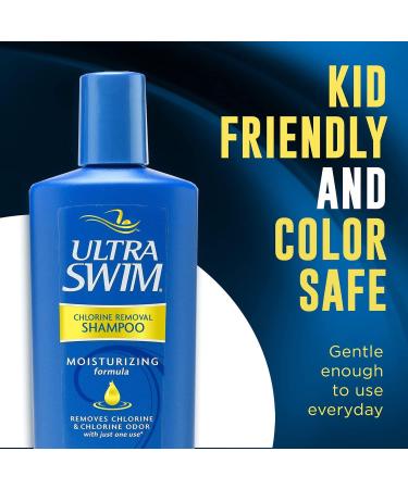 Ultra Swim Chlorine Removal Moisturizing Shampoo 205 ml - Nourish & Protect Your Hair | UltraSwim - Buy Online on GoSupps.com