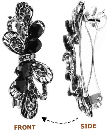 Beaupretty Accessories rhinestone hair clip aesthetic hair accessories bling hair clips for women Fancy hair clips rhinestones hair clip Hair jewelry for wedding Miss bow tie Metal Wedding - Buy Online on GoSupps.com