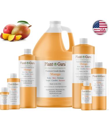 Mango Fragrance Oil 4 fl. oz | Scented Oil for DIY Soap Candles Bath Bombs & More | Ideal for Aromatherapy & Lotions - International Shipping Available - Buy Online on GoSupps.com