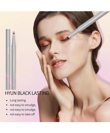Liquid Eyeliner Eye Defining Applicator Waterproof Eye Enhancer | False Eyelash Tip Eyeliner with Double Claw Quick-Drying Eyeliner Pen Makeup Essentials - Buy Online on GoSupps.com