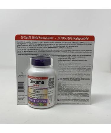 Webber Naturals Advanced Turmeric (120 Capsules) 120 Count - Buy Online on GoSupps.com