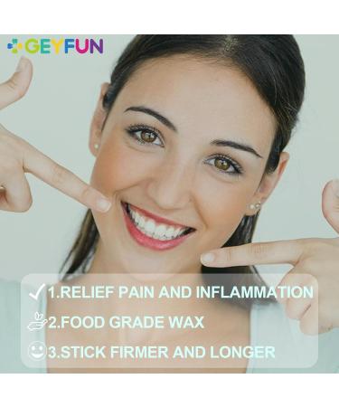 Buy Colorful Braces Wax - 20 Pack (Vitamin E Aloe Vera Mint) | Orthodontic Wax & Storage Cases for Braces Wearers - Buy Online on GoSupps.com