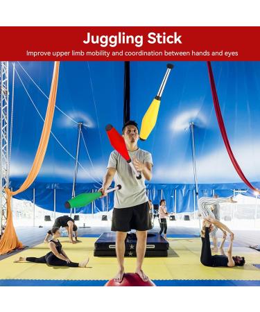 Juggle Dream Coach Street Jonglier Clubs - Top Trainers & Juggling Set for Adults | Best Clubs for Beginners & Advanced Jugglers - Buy Online on GoSupps.com